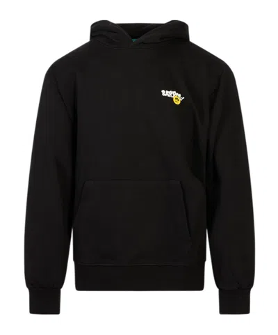 Barrow Logo And Graphic Print Sweatshirt In Black