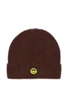 Barrow Logo-appliqué Beanie In Brown