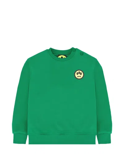 Barrow Babies' Logo-appliqué Sweatshirt In Green
