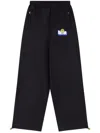 Barrow Logo-appliqué Track Pants In Black