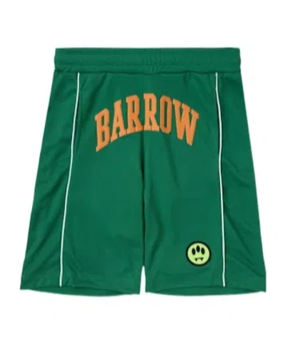 Barrow Logo Basketball Shorts In Green