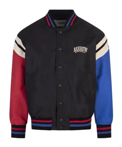 BARROW BARROW LOGO EMBROIDERED BOMBER JACKET