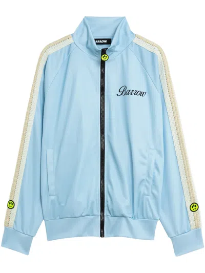 Barrow Logo Bomber Jacket In Blue
