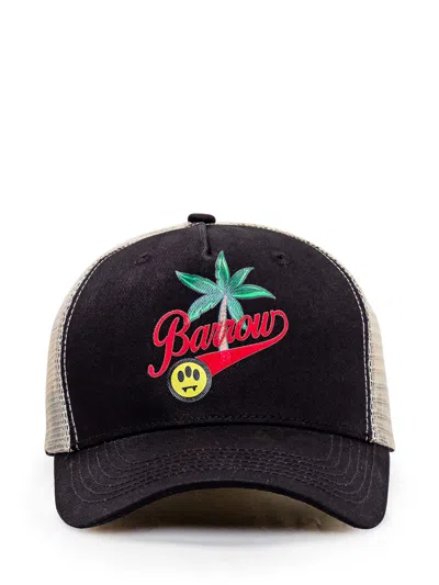 Barrow Logo Cap In Nero