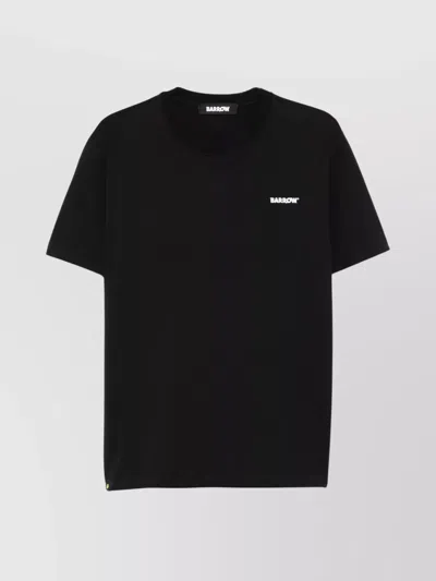 Barrow Logo Crew Neck T-shirt In Black