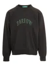 Barrow Logo-detail Crew-neck Sweatshirt In Black