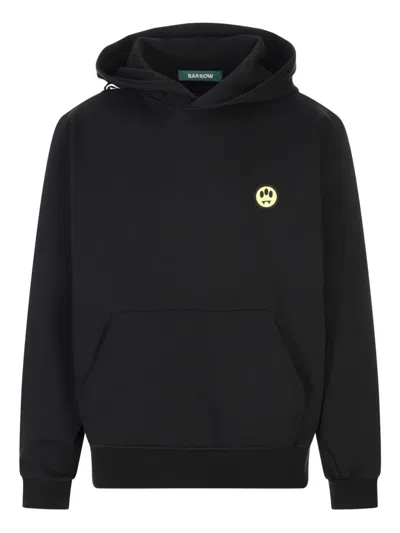 Barrow Logo-detail Hoodie In Black
