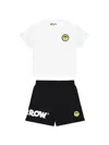Barrow Logo-detail Shorts Set In Multi
