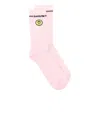 Barrow Logo-detail Socks In Pink