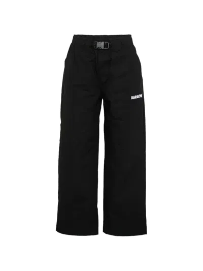 Barrow Kids' Logo Detail Trousers In Black