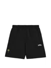 Barrow Logo Drawstring Shorts In Black