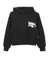 Barrow Logo-embellished Cotton Hoodie In Black