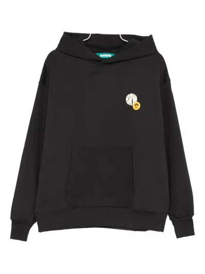 Barrow Logo-embellished Hoodie In Gray