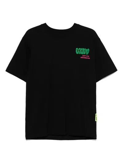 Barrow Kids' Logo-embellished T-shirt In Black
