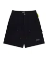 Barrow Logo-embroidered Bermuda Shorts In Black