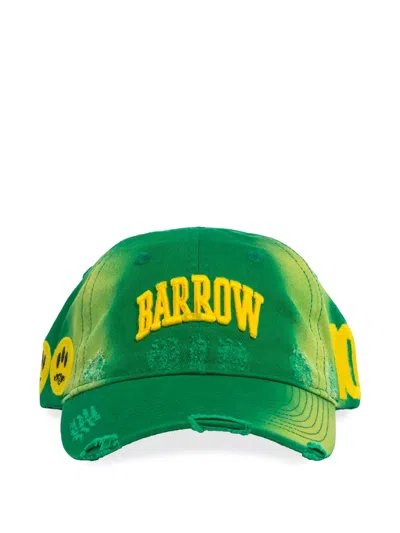 Barrow Logo-embroidered Cap In Green