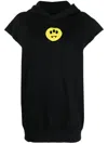 Barrow Logo-embroidered Jersey Hoodie In Black