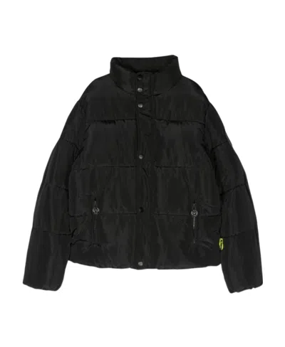 Barrow Kids' Logo-embroidered Padded Jacket In Black