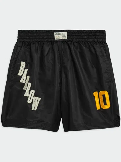 Barrow Logo-embroidered Shorts In Black