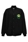 Barrow Embroidered Logo Bomber Jacket In Black