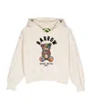 Barrow Logo-flocked Hoodie In White