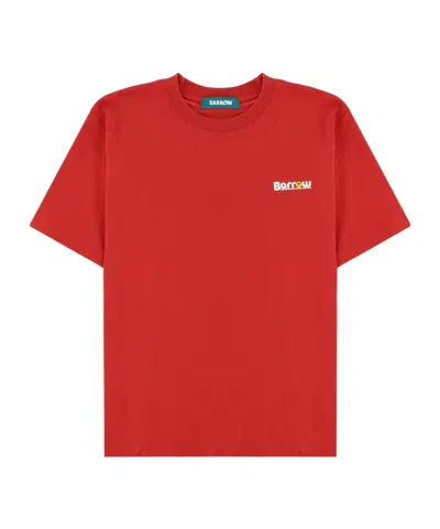 Barrow Logo Graphic T-shirt In Red