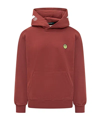 BARROW BARROW LOGO PRINTED HOODIE