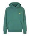 Barrow Logo Hooded Sweatshirt In Green