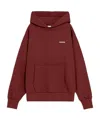 Barrow Hooded Pocket Sweatshirt In Red