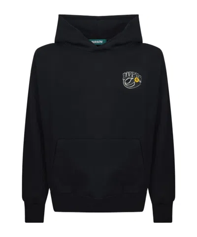Barrow Logo Hoodie In Black