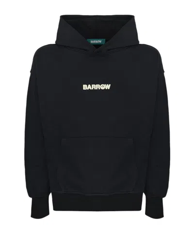 Barrow Logo Hoodie In Black