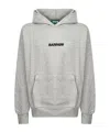 Barrow Logo Hoodie In Gray