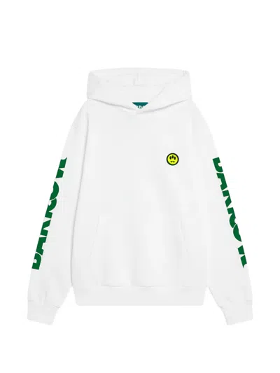 Barrow Logo Hoodie In White