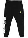Barrow Elastic Waistband Tracksuit Bottoms With Side Pockets In Black  