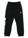 Barrow Elastic Waistband Tracksuit Bottoms With Side Pockets In Black