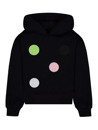 Barrow Kids' Logo-patch Detailing Hoodie In Black