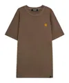 Barrow Short-sleeved Crewneck T-shirt In Brown