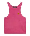 Barrow Logo Patch Tank Top In Pink
