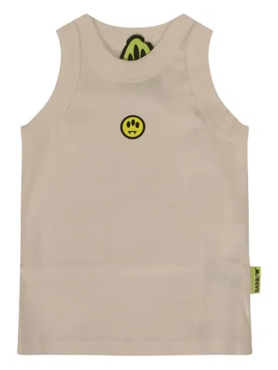 Barrow Kids' Logo-patch Vest In Neutral