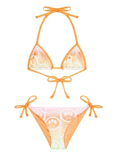 Barrow Logo-print Bikini In Orange
