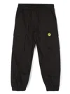 Barrow Logo-print Cargo Pants In Black