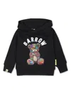 Barrow Logo-print Cotton Hoodie In Black