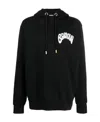 Barrow Logo-print Cotton Hoodie In Black