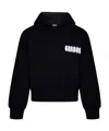 Barrow Logo-print Cotton Hoodie In Black