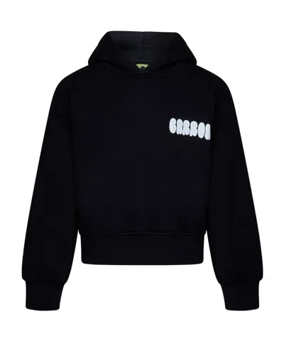 Barrow Logo-print Cotton Hoodie In Black