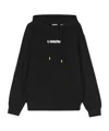 Barrow Logo-print Cotton Hoodie In Black