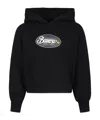 Barrow Logo-print Cotton Hoodie In Black