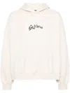 Barrow Logo-print Cotton Hoodie In Bw009 Turtledove
