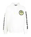 Barrow Logo-print Cotton Hoodie In White