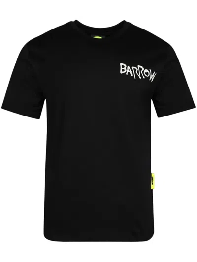 Barrow Logo-print Cotton T-shirt In Black